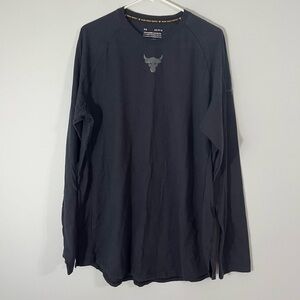 Under Armour The Charged Cotton Tee. Loose Fit. Black. Men’s Size Large.